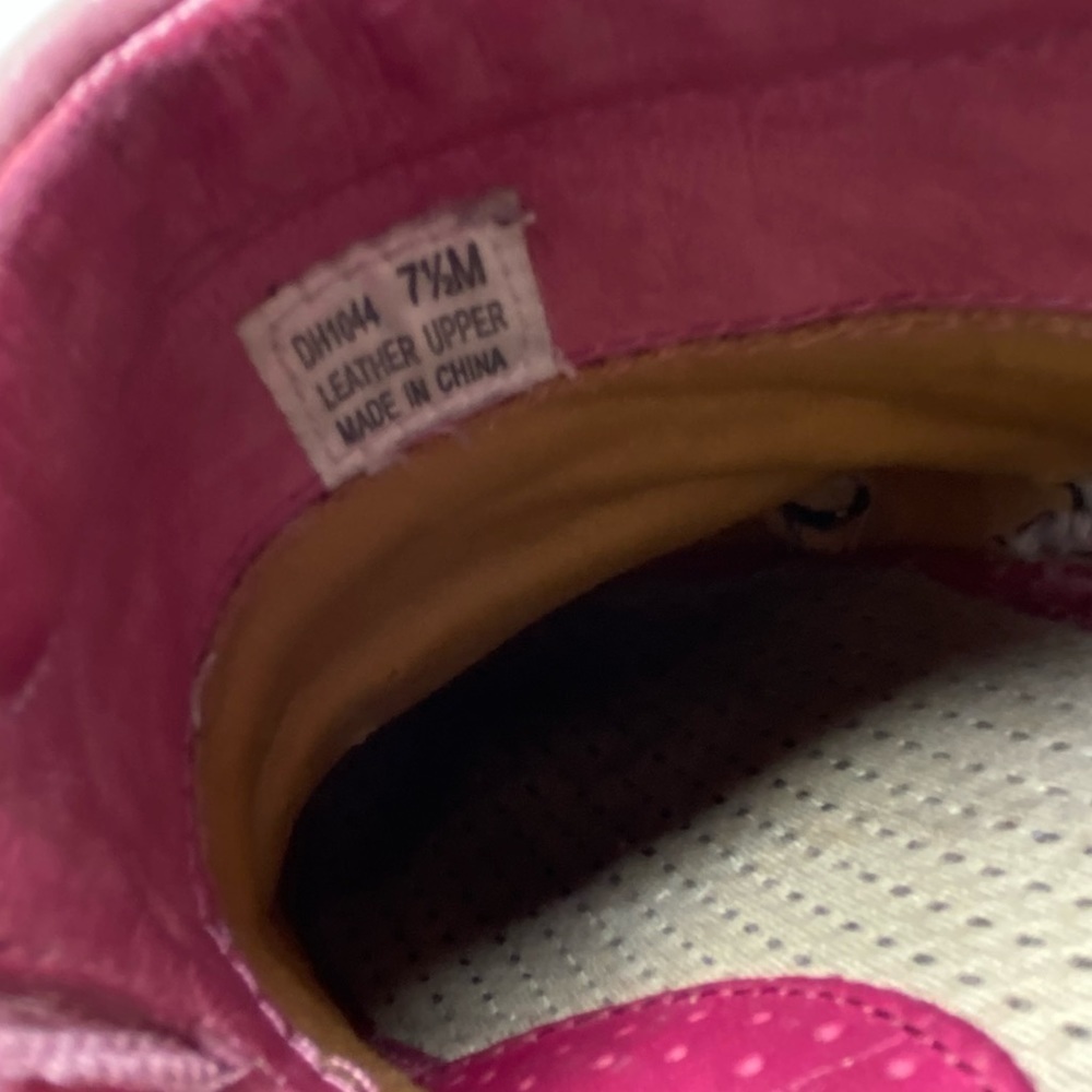 Double H Pink Leather Slide On Clogs - Picture 11 of 13